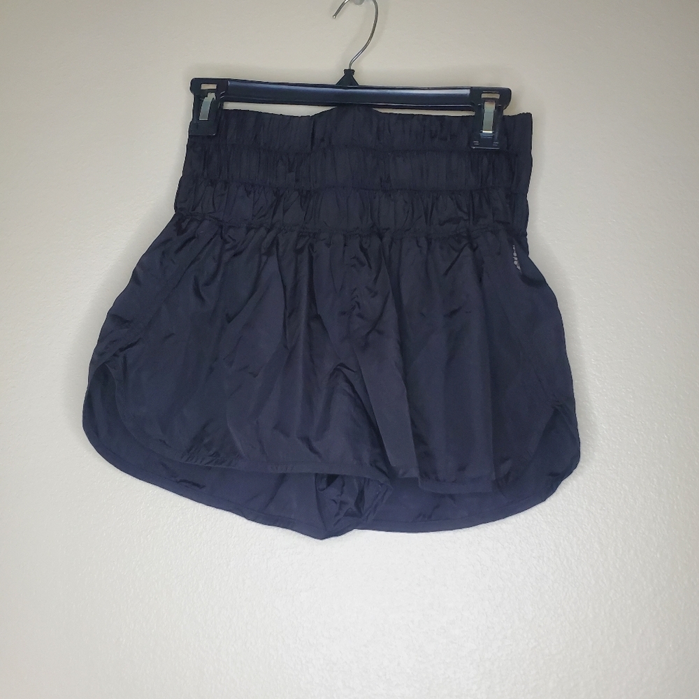 Free People Movement The way Home Shorts Women's Size Small Black High Waisted
